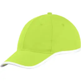 New Jersey Cap - 6 Panel Lime New